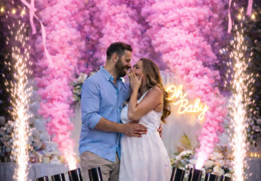 Babyparty Feuerwerk Rauchbombe